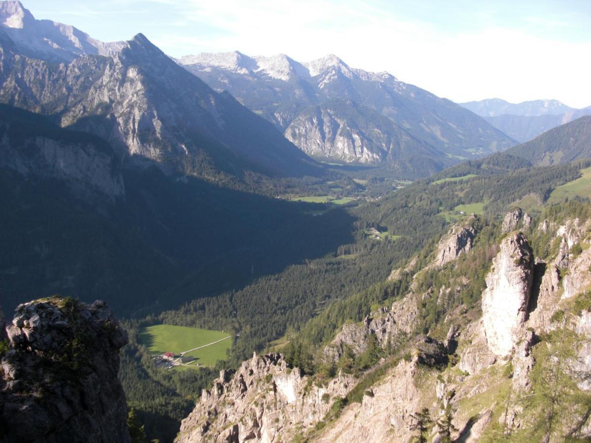 Hotel Garni Landhaus Buertlmair Hinterstoder Buitenkant foto
